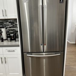 Stainless Steel French Door Refrigerator Samsung 33 In Width 