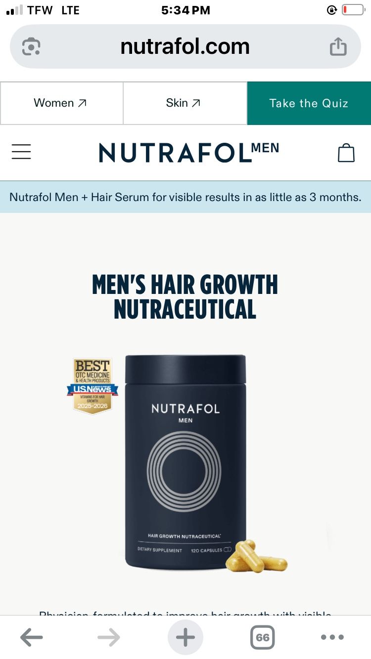 Nutrafol Brand New