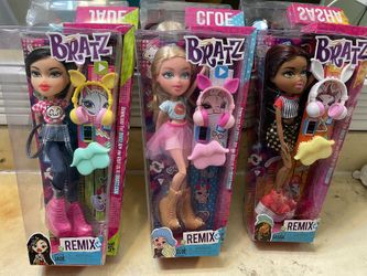 Bratz Remix Dolls Lot Of 3