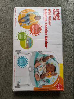 Bright starts wild vibes infant to toddler rocker.