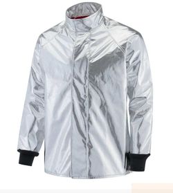 Oberon HR-PB-CT Silver Aluminized PBI/Kevlar 32" COAT 2XL #3194E UP2