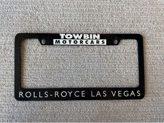 Towbin / Rolls-Royce License Plate Frame