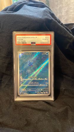 Phione PSA 10 Art Rare Pokemon Card Japanese
