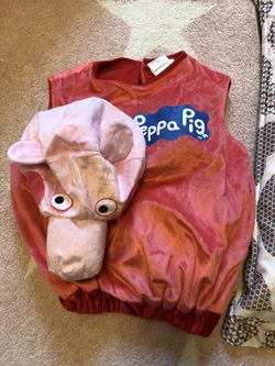 Pepa pig costume 2T new never used