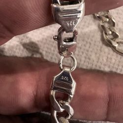 925 Italy Silver Dimond Cut 20 Inch Long 50 Grms 