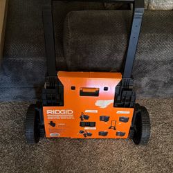 RIDGID Pro Gear System Gen 2.0 Durable All Terrain Rolling Tool Box Attachment With 9 in. Heavy Duty Wheels