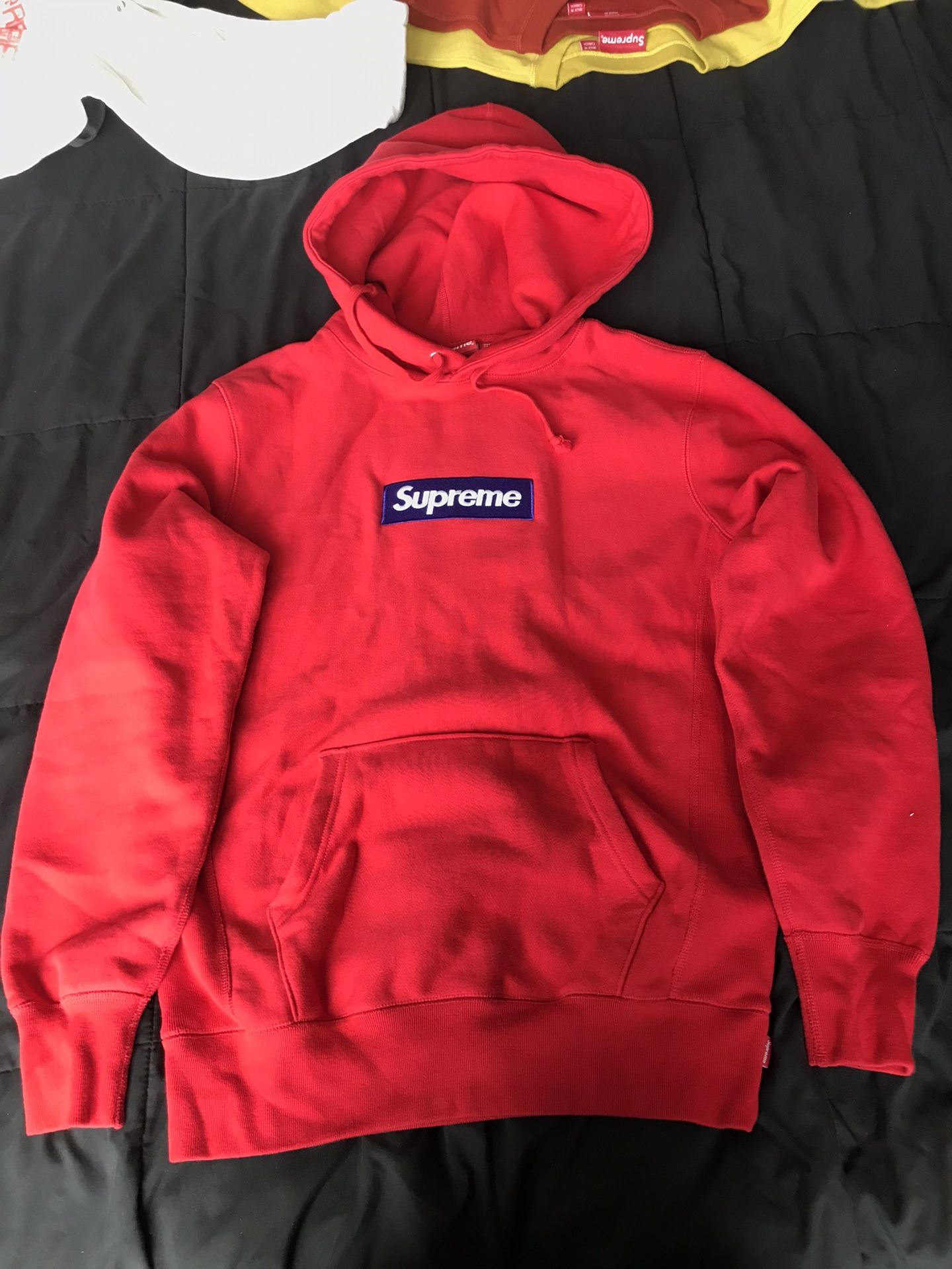 Supreme Box Logo Hoodie FW17 Red