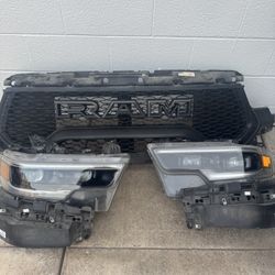 RAM TRX OEM GRILL AND HEADLIGHTS 