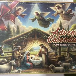 New religious theme advent calendar puzzle! Great gift!  More Themes Available 