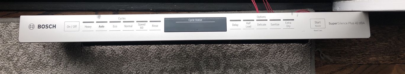 Bosch dishwasher Control Panel