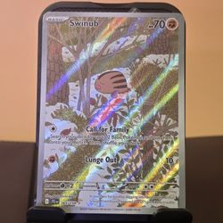 Swinub 165/159 Sv09: Journey Together Illustration Rare Pokemon TCG