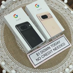 Google Pixel 8 New -PAYMENTS AVAILABLE-$1 Down Today 