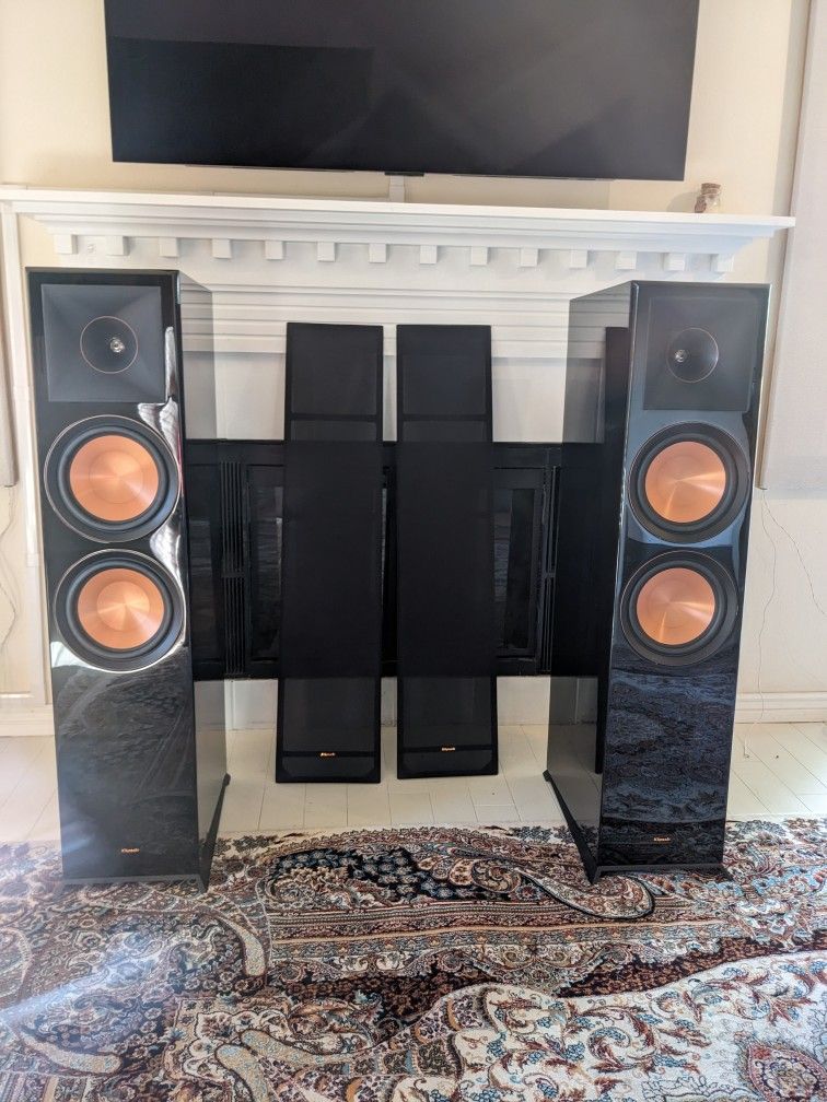 Klipsch RP-8000F Loudspeakers In Piano Black