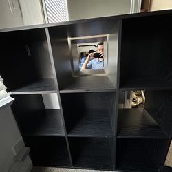 Shelves/cubbies 