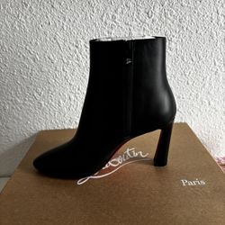 Christian Louboutin So Eleanor Women Leather Boots 