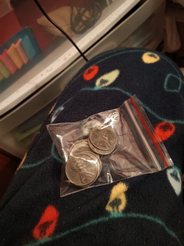 Bag Of 10 Historic 1943 Steel Wheat Pennies, World War Two Era Coins