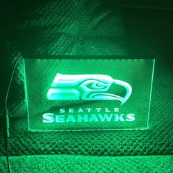 Brand New Seattle Seahawks LED sign