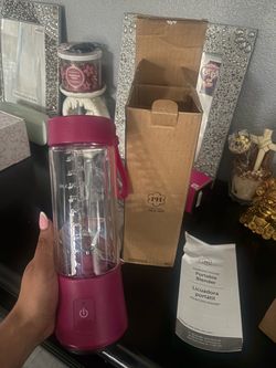 Princess house fuchsia portable blender