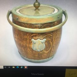 Vintage Ice Bucket 1920”s HC And cO Hammond Creake