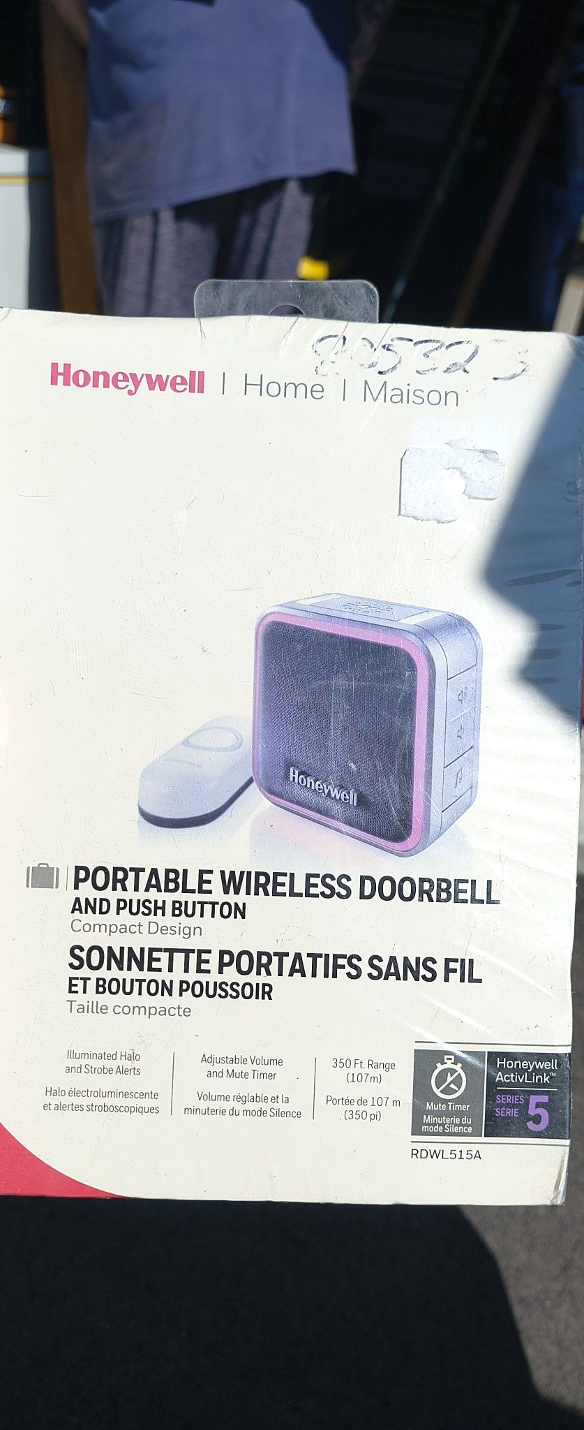 Honeywell Portable Doorbell Kit