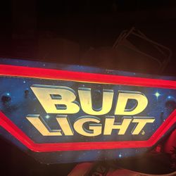 RARE Collectors Vintage 1980's “Star Wars” Bud Light Beer 64"