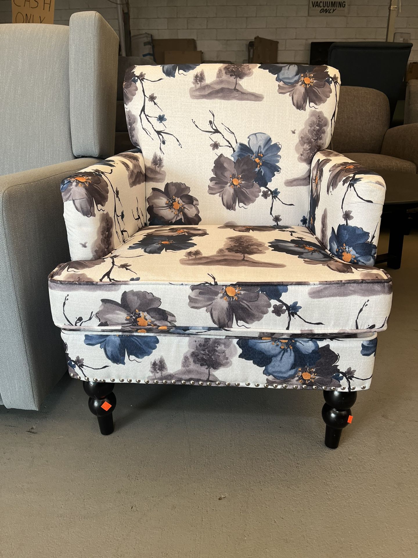 Floral Accent Chair