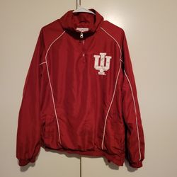 58 Sports Indiana Hoosiers Zip Up Jacket, Mens Sz Small $40, Pls Read Description!