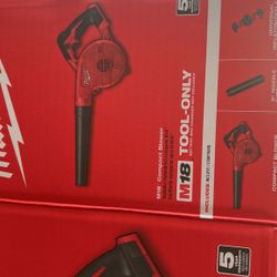 Milwaukee Air Blower With Charger And Battery 