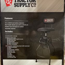 Tractor Supply Pneumatic Shop Stool 
