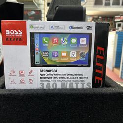 Boss Read Wireless Apple Carplay, And Android Auto Touchscreen Stereo System