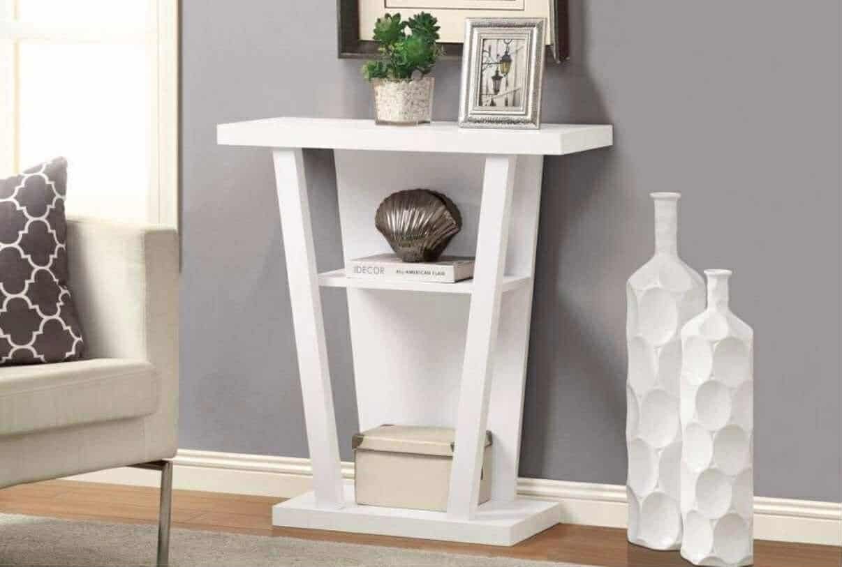 White Console Table