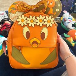 Orange Bird Loungefly Backpack With Ears