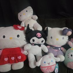 Hello Kitty Plushes 