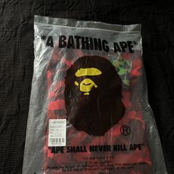 Red Bape Zipup (L)