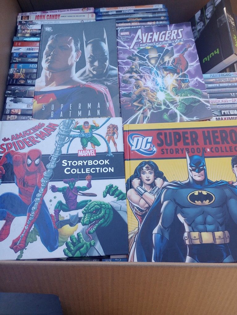 marvel and dc books