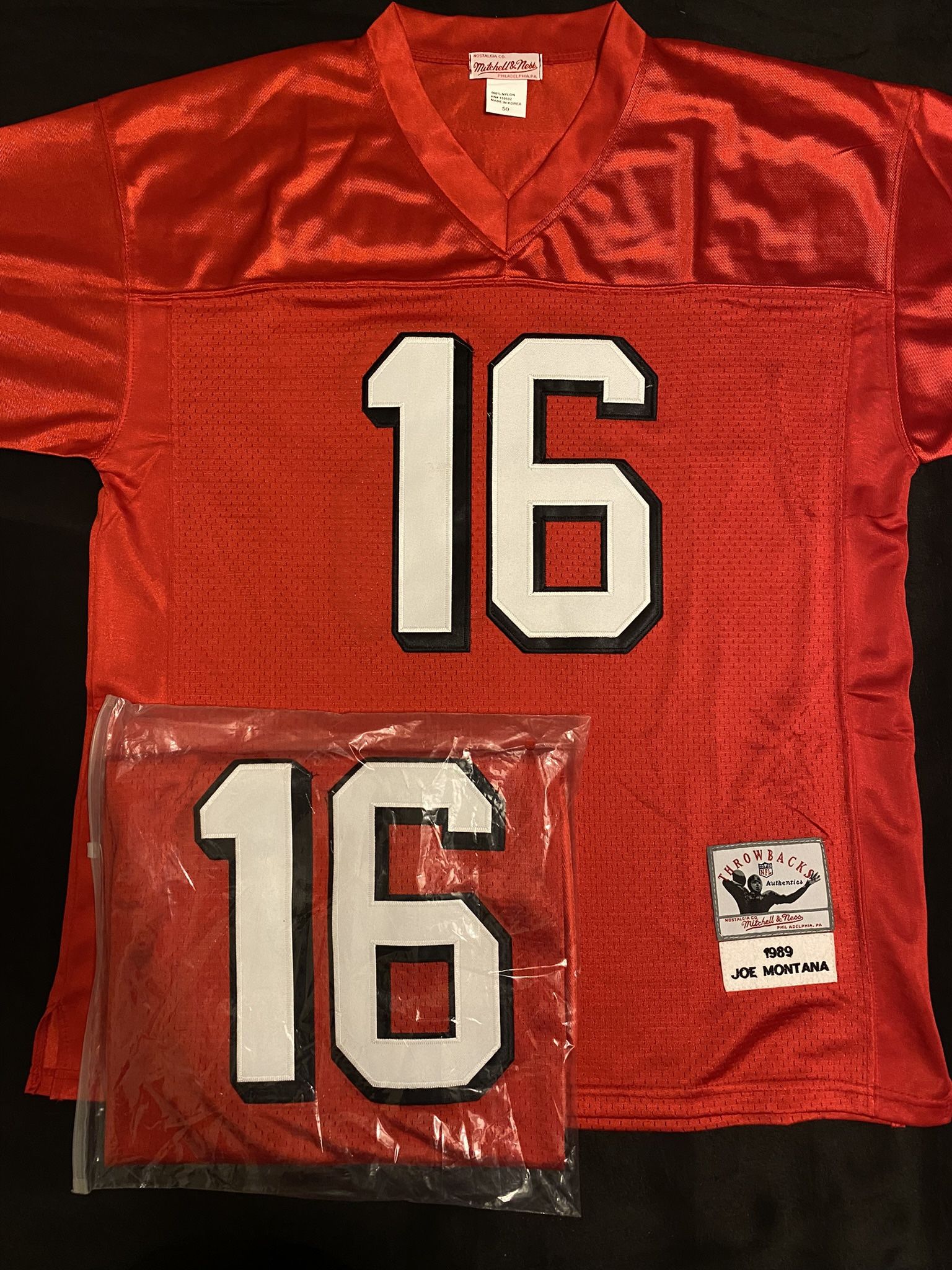 Joe Montana San Francisco 49ers Legacy Jersey - Scarlet🏈