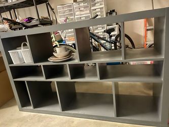 Cube storage cabinet shelf