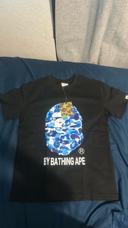 Bape Blue Camouflage Ape Head