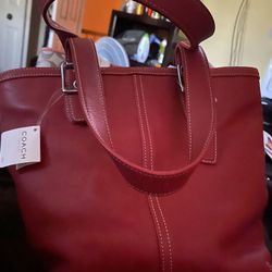 coach leather bag