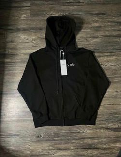 Alo Black & Grey Zip Up Hoodie