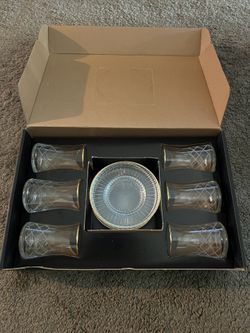 6 Piece Tea Glass Set