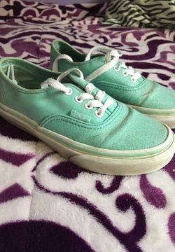 Teal vans size 1
