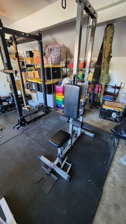 Valor Fitness LAT Pulldown and Low Row Cable Machine