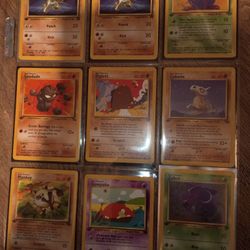 Pokemon first edition cards amazing condition never been played 27 cards in all 