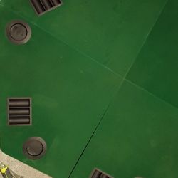 Poker chips and felt 