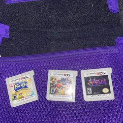 Legend Of Zelda Majora’s Mask Nintendo 3ds Case With 3 Games