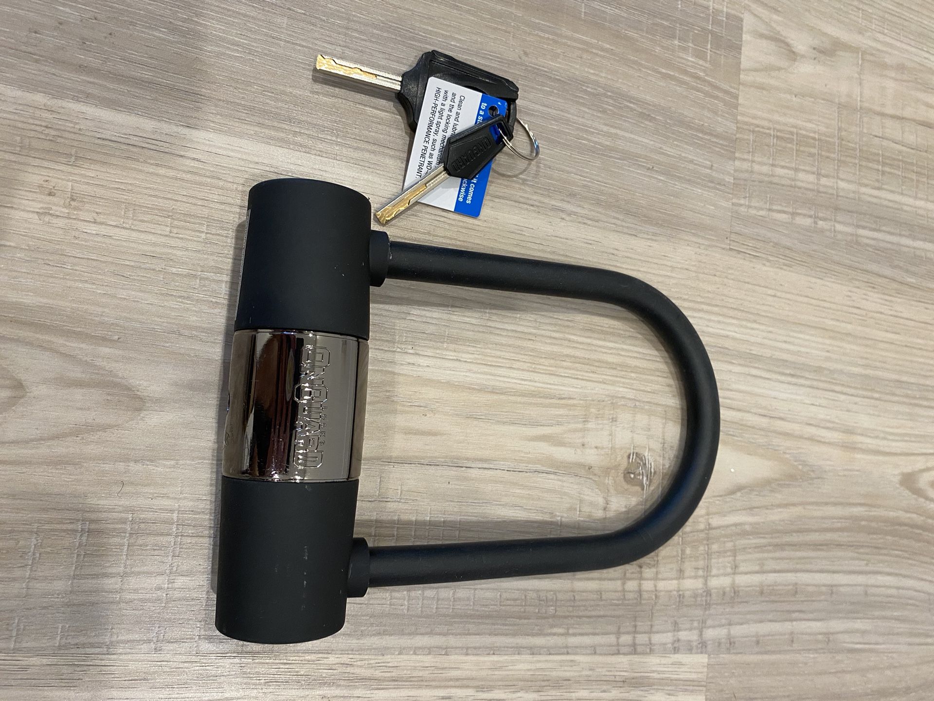 OnGuard Bike U-Lock and 4-foot Cable