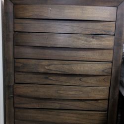 Tall Wood Dresser 