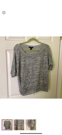 Grey Sweater Cover Up