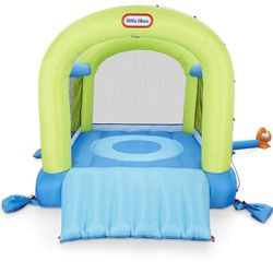 Little Tikes Splash n' Spray Indoor/Outdoor 2-in-1 Inflatable Bouncer, 108.00”L x 84.00”W x 82.25”H 